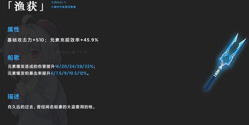 原神渔获鱼叉突破升级需要材料详解 原神渔获鱼叉突破升级需要材料详解