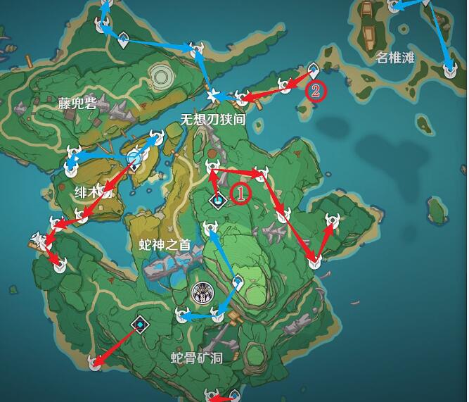 原神刀镡材料收集路线分享一览 原神刀镡材料收集路线分享一览