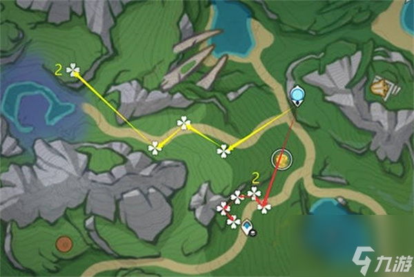 《原神4.0》虹彩蔷薇全采集路线