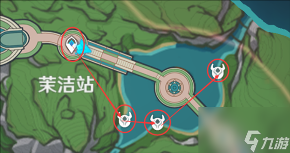 原神:久雨莲位置在哪