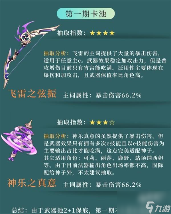 原神3.7武器池爆料