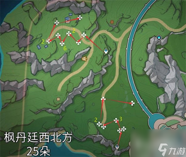 《原神4.0》虹彩蔷薇全采集路线