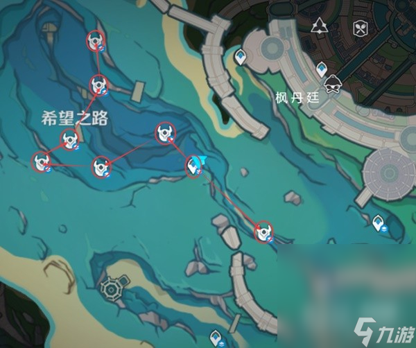 《原神》4.0枫丹特产海露花采集路线一览