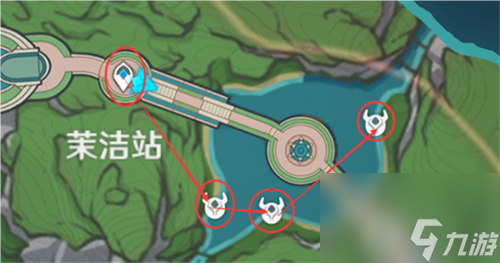 原神久雨莲位置 原神久雨莲采集路线