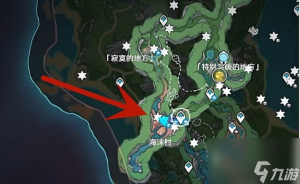 《原神》海沫村水神瞳位置一览
