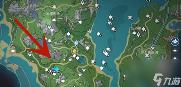 《原神》海沫村水神瞳位置一览