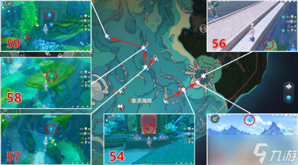 《原神》塞洛海原水神瞳位置一览