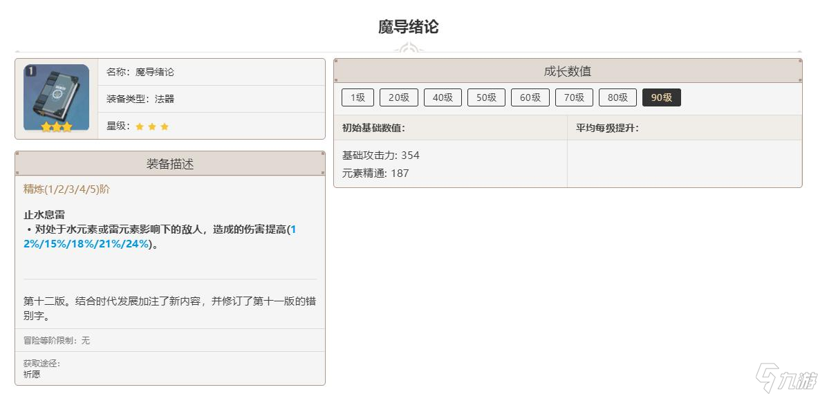 原神3.2精通法器排行什么样？[原神]