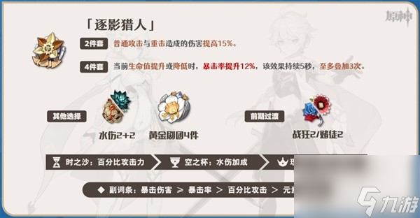 《原神》4.0版本水主天赋介绍与培养攻略 水主圣遗物、武器选择与配队攻略
