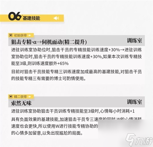 《明日方舟》狙击干员w测评 w值得培养吗