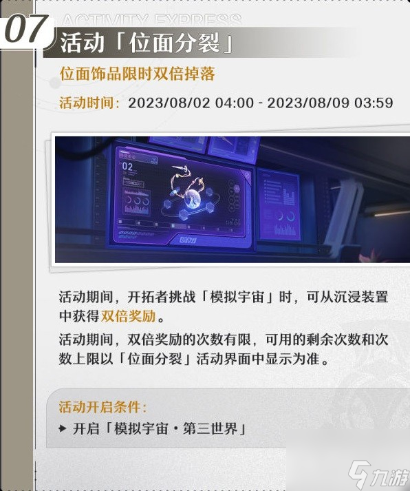 《崩坏星穹铁道》1.2版本上半活动一览