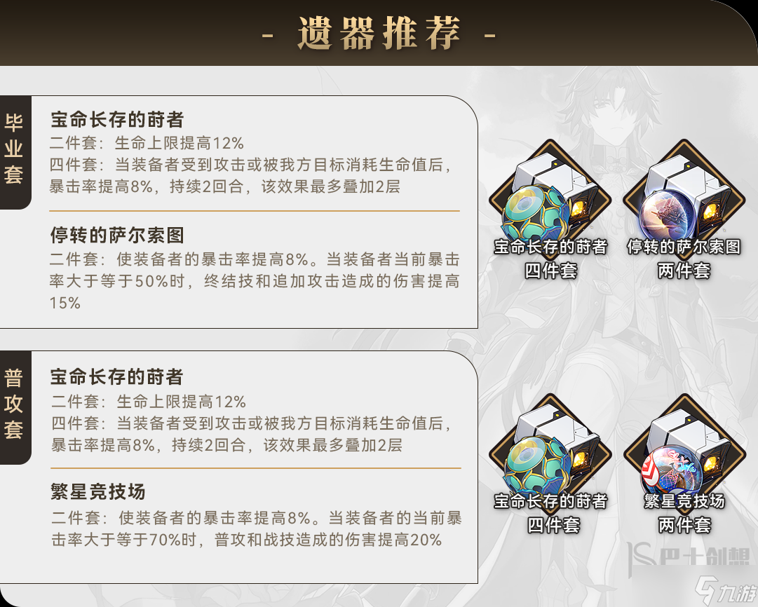 崩坏星穹铁道刃带什么遗器合适 刃遗器搭配攻略