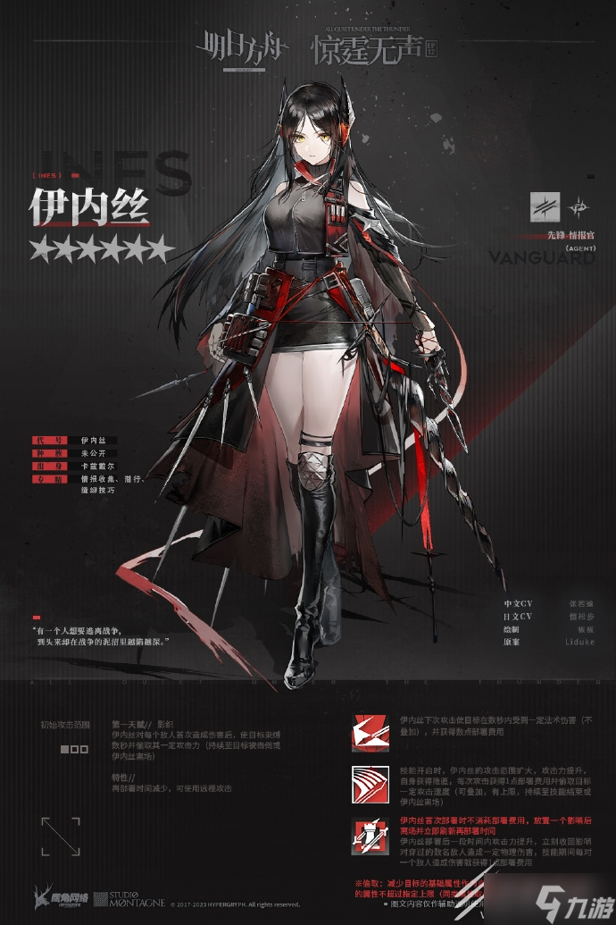 明日方舟新六星先锋伊内丝获得方法