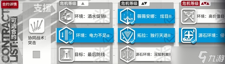 明日方舟尘环行动92大骑士领酒吧街8合约打法攻略