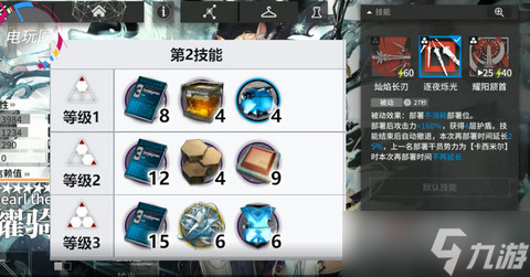 《明日方舟》耀光专三材料是什么