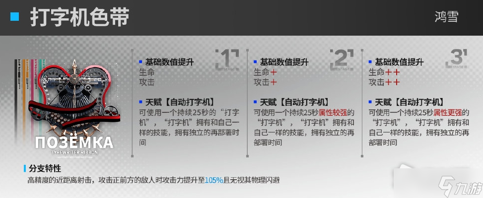 《明日方舟》鸿雪模组打字机色效果介绍
