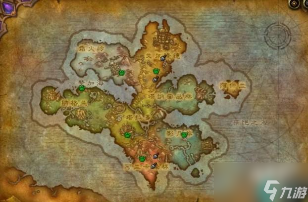 魔兽世界地图一览分享
