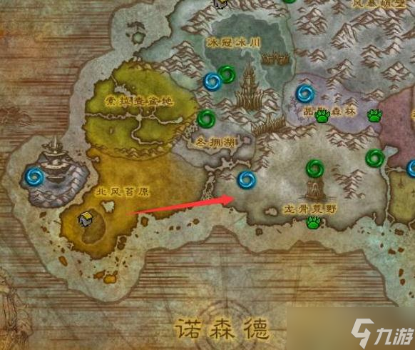 魔兽世界龙骨荒野怎么进