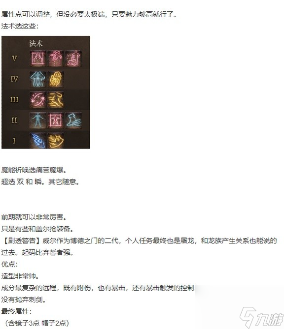 《博德之门3》全队友RP向Build与装备搭配推荐