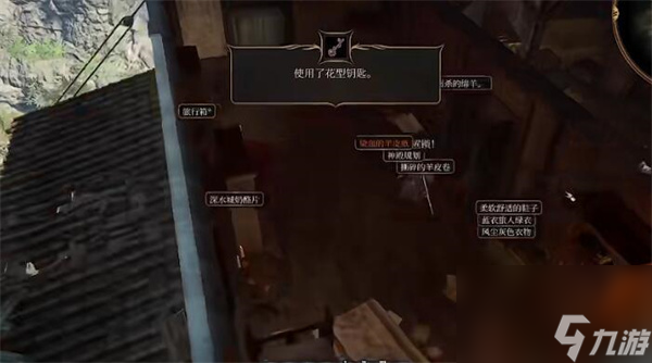 博德之门3花型钥匙怎么使用-博德之门3花型钥匙使用方法