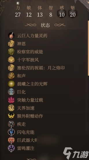 博德之门3风暴圣武士bd一览