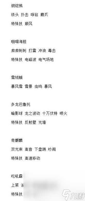《宝可梦朱紫》6星太晶坑全BOSS技能整理