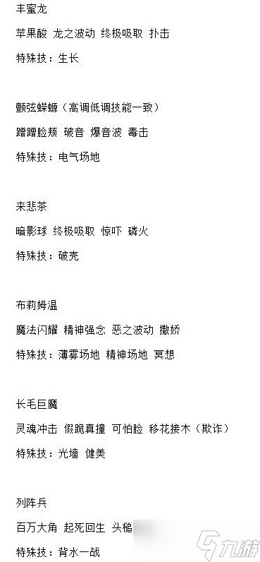 宝可梦：朱紫5星太晶战全BOSS技能表一览