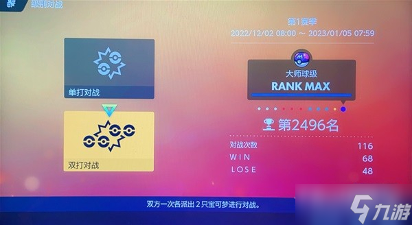《宝可梦:朱紫》双打下石鸟队伍分享