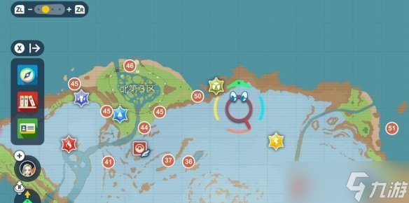 《宝可梦朱紫》训练家坐标地图分享 训练家在哪里？
