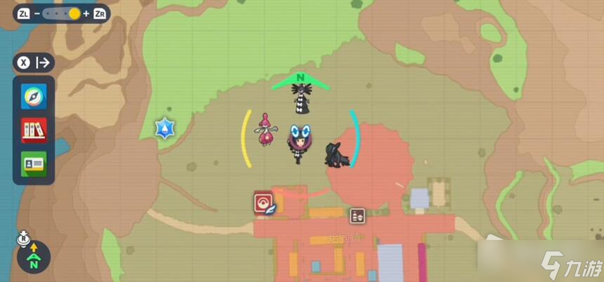《宝可梦朱紫》南6区训练家位置一览