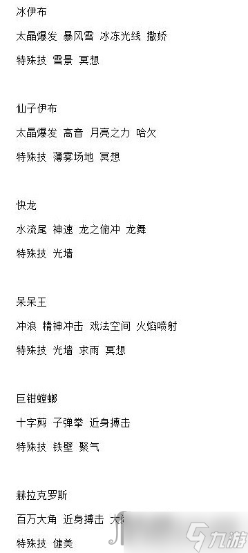 《宝可梦:朱紫》6星太晶坑全BOSS技能整理