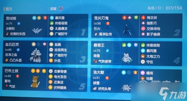 《宝可梦:朱紫》双打娱乐雪天队配置介绍