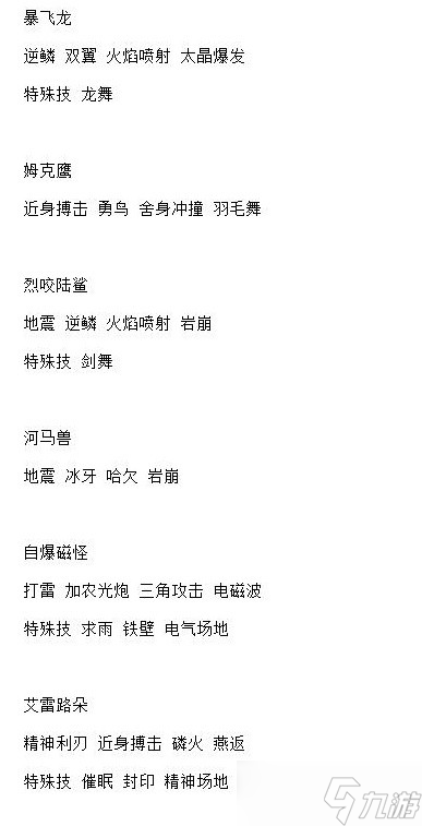 《宝可梦:朱紫》6星太晶坑全BOSS技能整理