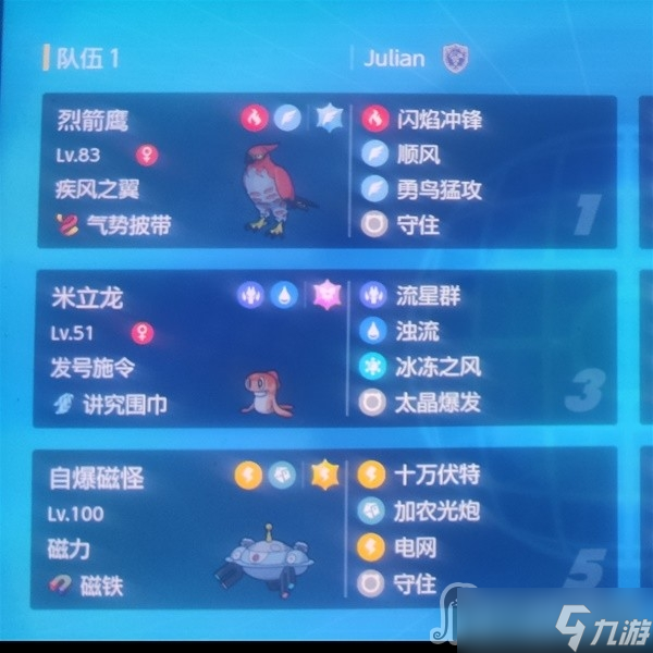 《宝可梦:朱紫》顺风吃吼霸队配置说明