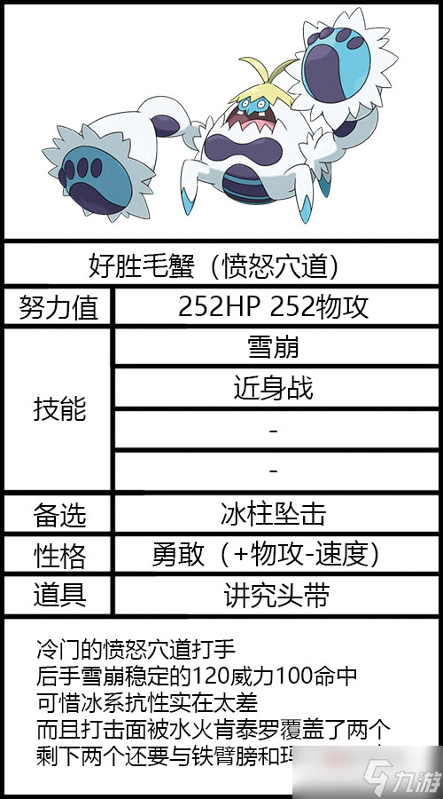 《宝可梦朱紫》太晶坑好胜毛蟹配置推荐