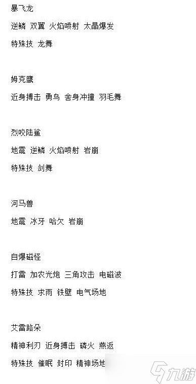 《宝可梦:朱紫》6星太晶坑全BOSS技能整理