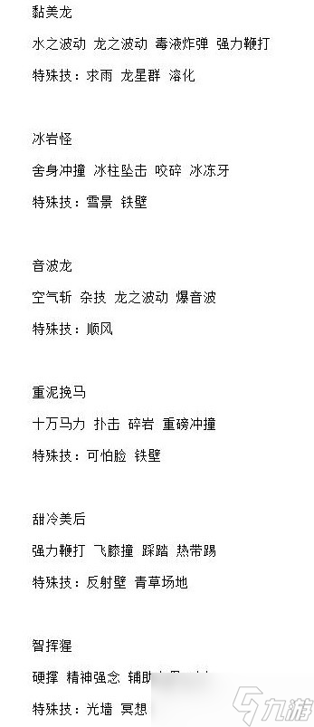 宝可梦：朱紫5星太晶战全BOSS技能表一览