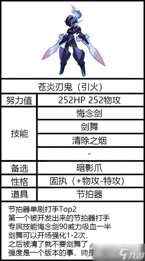 《宝可梦朱紫》太晶坑苍炎刃鬼配置推荐
