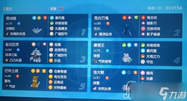 《宝可梦:朱紫》双打娱乐雪天队配置分享