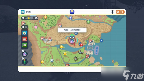 《宝可梦朱紫》所有传送点位置标注
