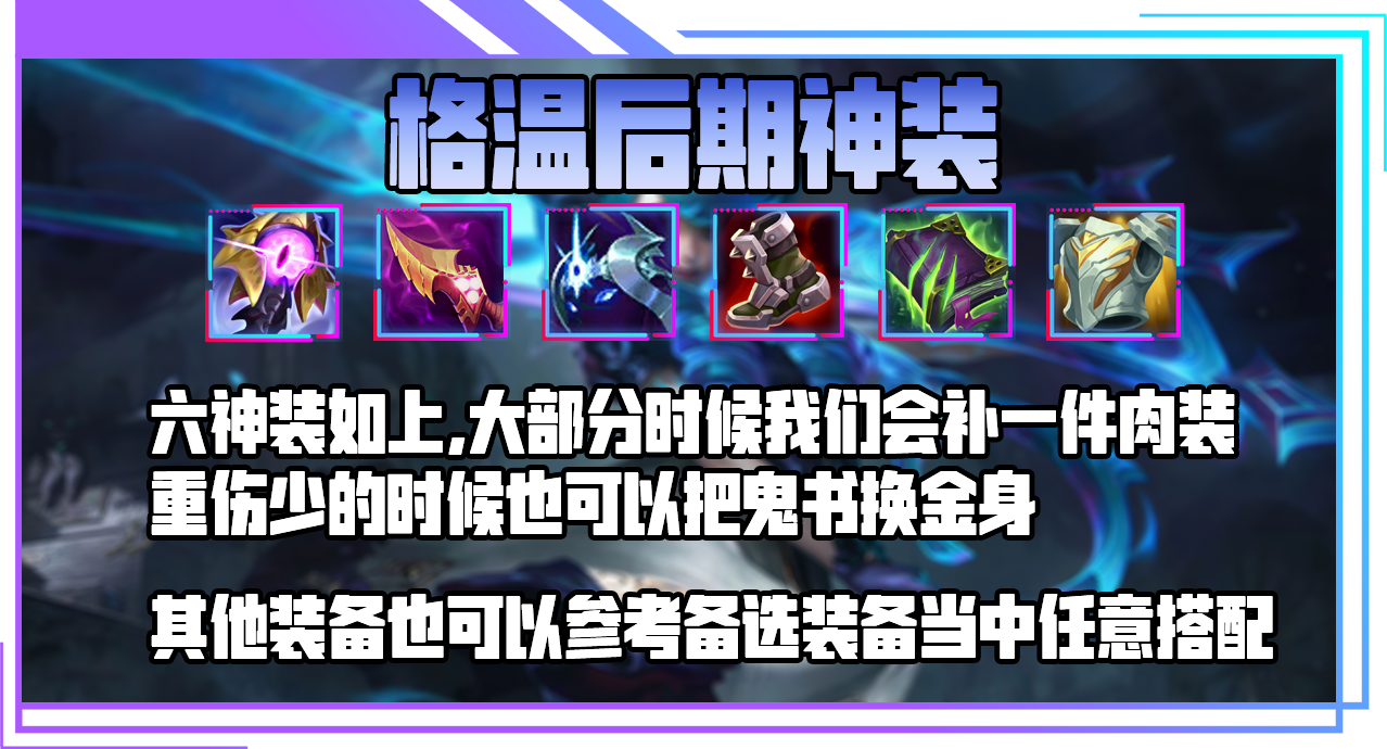 LOLS12格温出装推荐