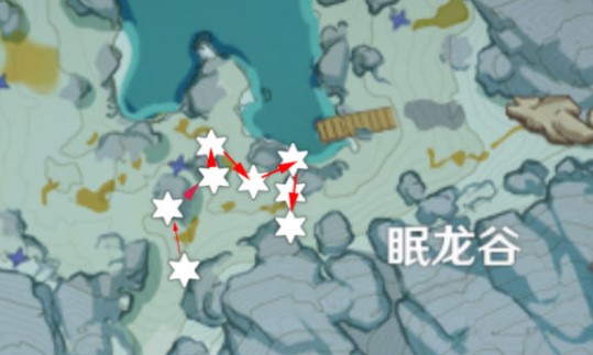 原神雪山特训冰晶堆在哪