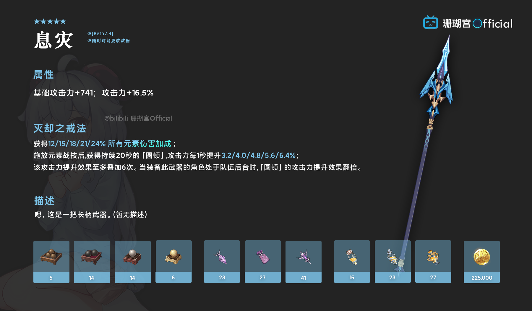 原神息灾突破材料有哪些