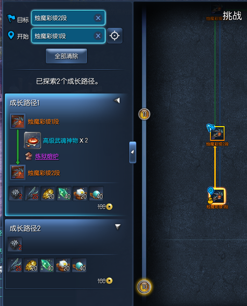剑灵2.0装备成长树