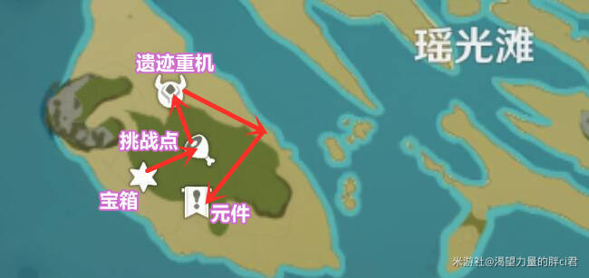原神古时孤影瑶光滩元件在哪
