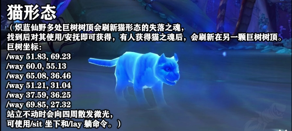 《魔兽世界》猫之魂获得方法