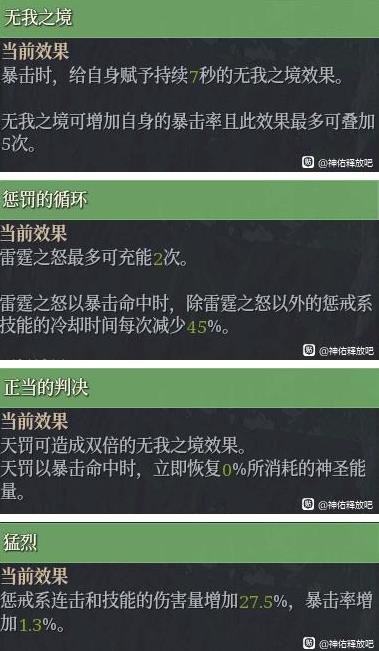 神佑释放牧师勇者馈赠神佑效果