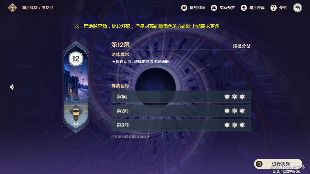 原神深境螺旋新深渊12层怎么打