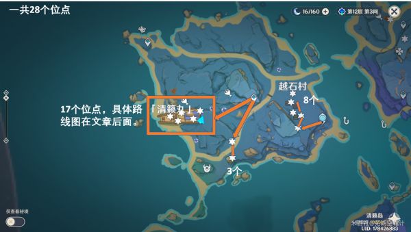 原神2.1版本新区域圣遗物刷新点在哪