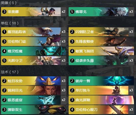 《LOR》2.14剑姬佛耶戈卡组攻略
